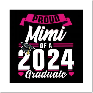 Proud Mimi Of A 2024 Graduate Senior Graduation Posters and Art